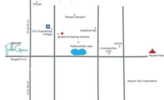 Brigade Palmgrove Location Map
