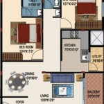2BHK+2T (1,067 Sq Ft)