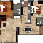2BHK+2T (1,265 sq ft)