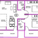 2BHK+2T (950 Sq Ft)