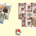 3 BHK Type 1 - 1656sft