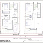 30 x 50 East Face 3 BHK Floor Plan