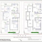 30 x 50 West Face 3 BHK Floor Plan