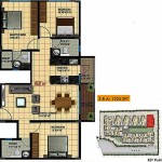 3BHK+3T (1,224 sq ft)