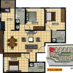 3BHK+3T (1,299 sq ft)