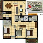 3BHK+3T (1,380 sq ft)