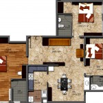 3BHK+3T (1,660 sq ft)
