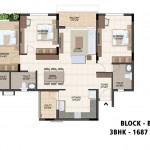 Block-B 3BHK 1687 Sft