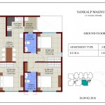 Ground Floor 3 BHK (1100 Sqft)