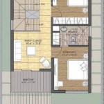 Unitech Palace Court First Floor Plan 4BHK 1,978 Sq Ft