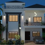 East Facing Villa Night View